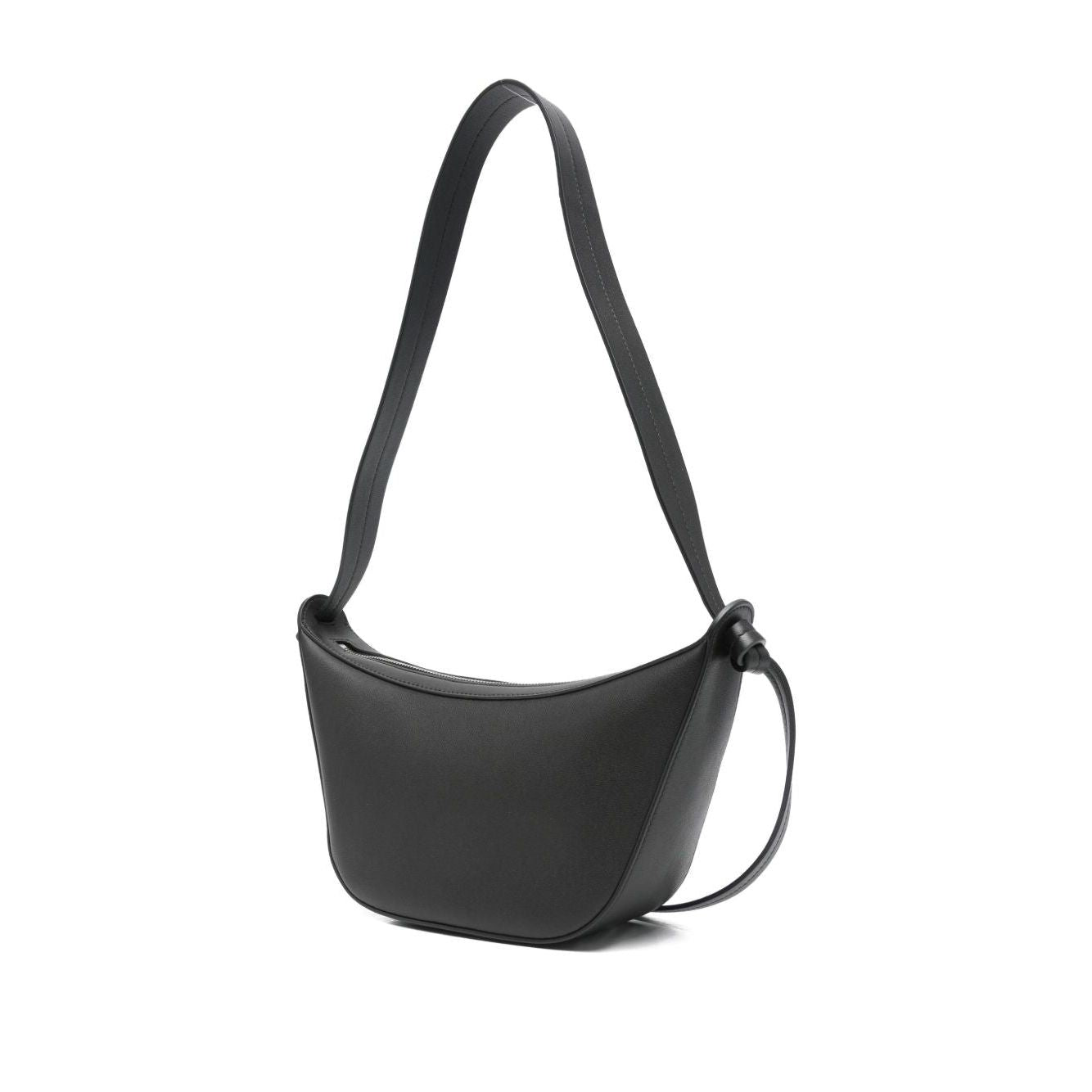 Front view with bag zipped and handles upright.