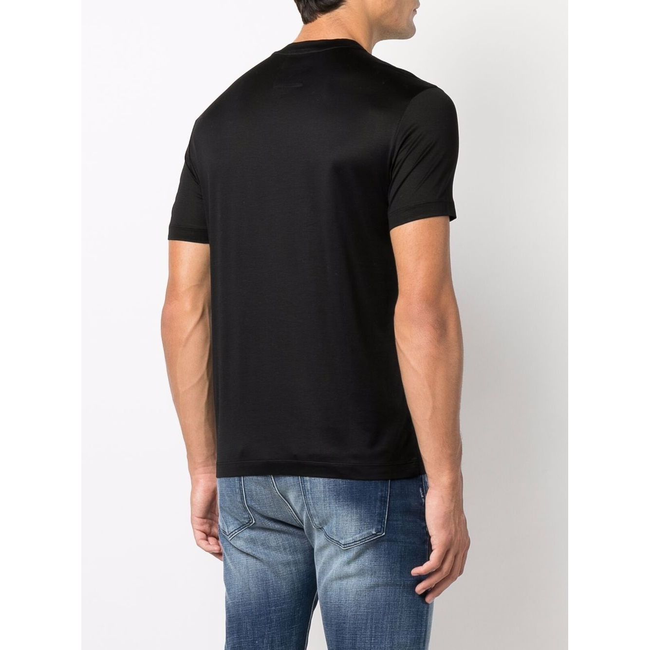 Emporio Armani T-shirts and Polos Black Topwear