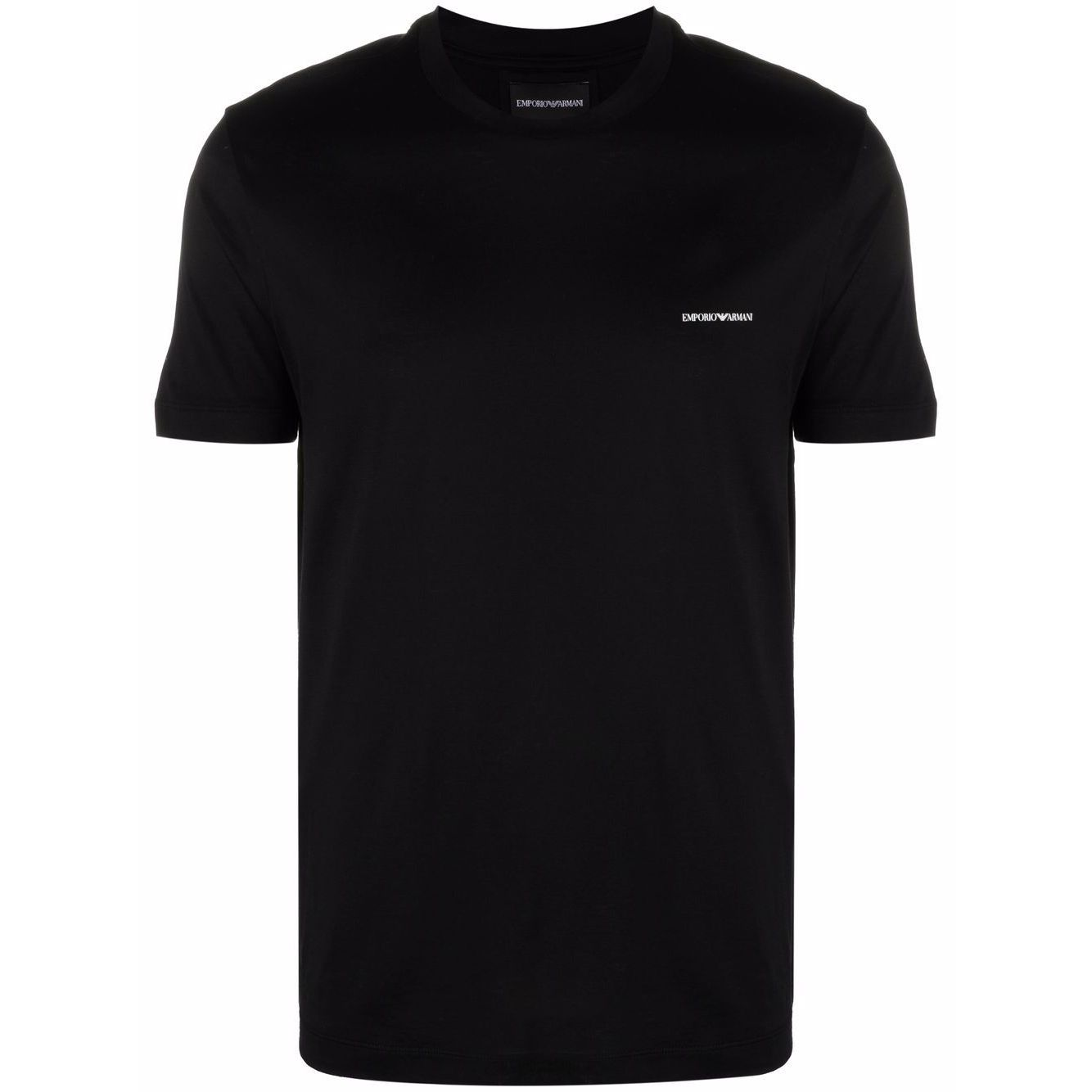 Emporio Armani T-shirts and Polos Black Topwear