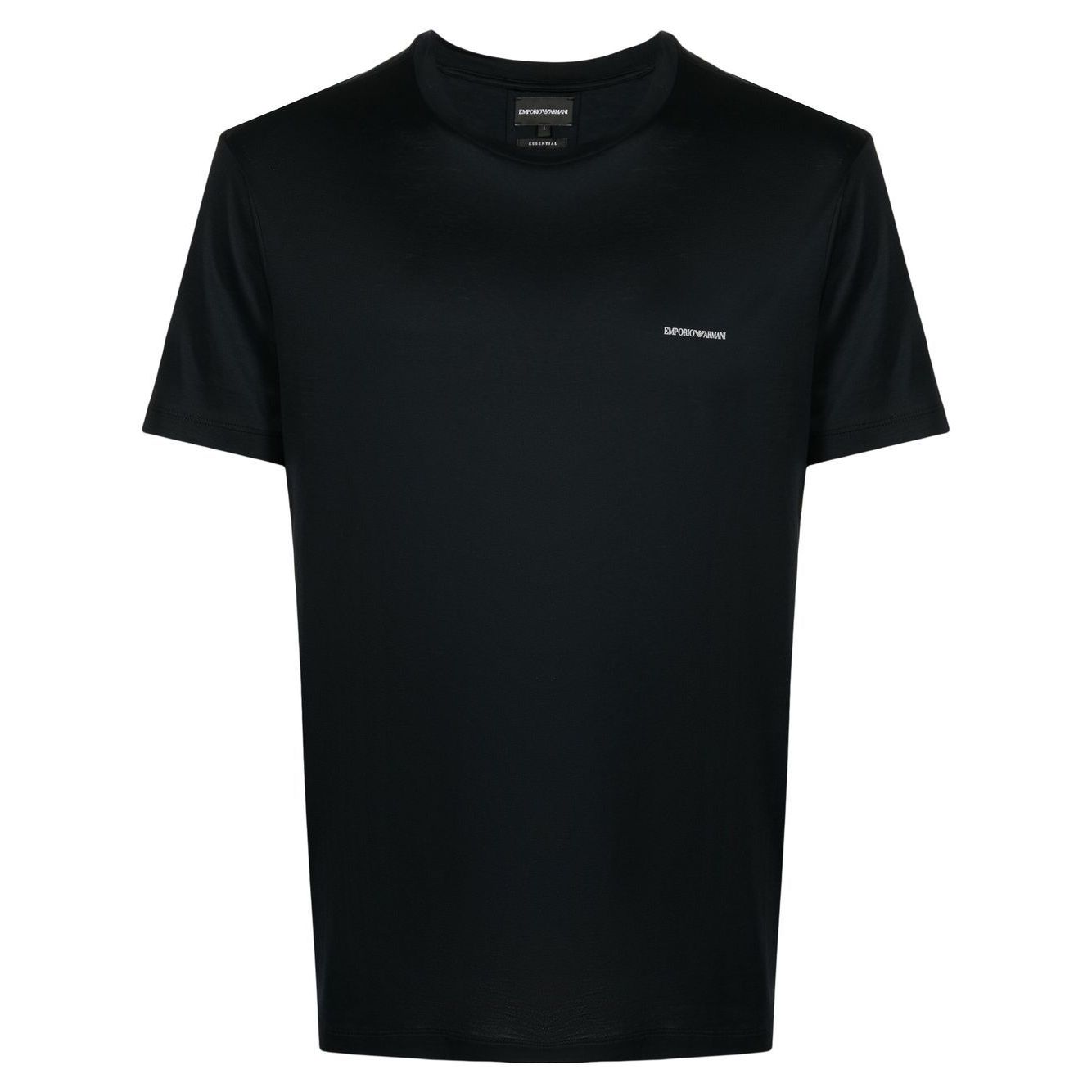 Emporio Armani T-shirts and Polos Blue Topwear