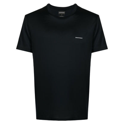 Emporio Armani T-shirts and Polos Blue Topwear