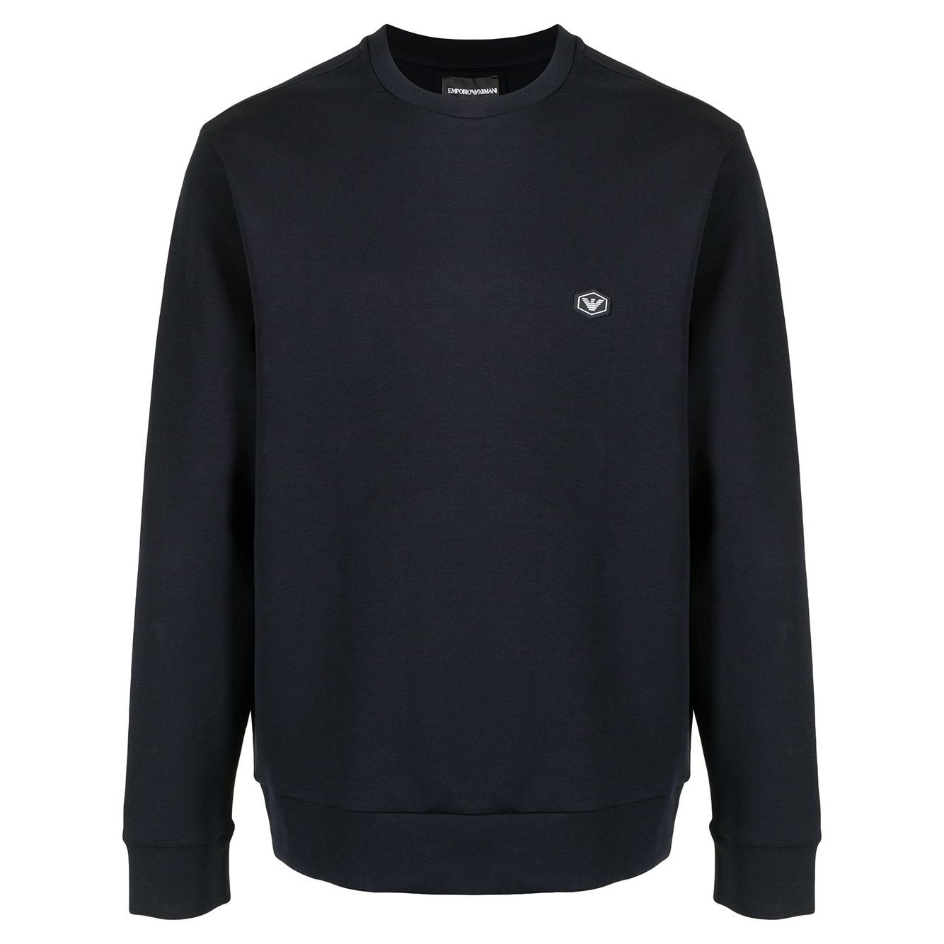 Emporio Armani Sweaters Blue Topwear