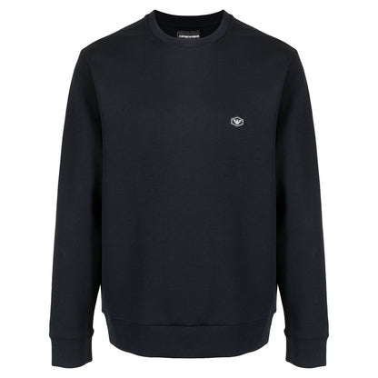 Emporio Armani Sweaters Blue Topwear
