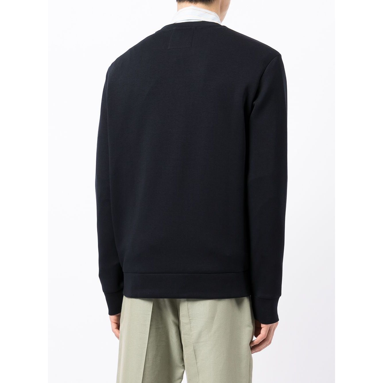 Emporio Armani Sweaters Blue Topwear