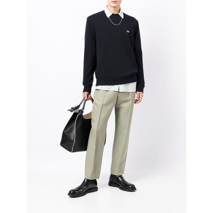 Emporio Armani Sweaters Blue Topwear