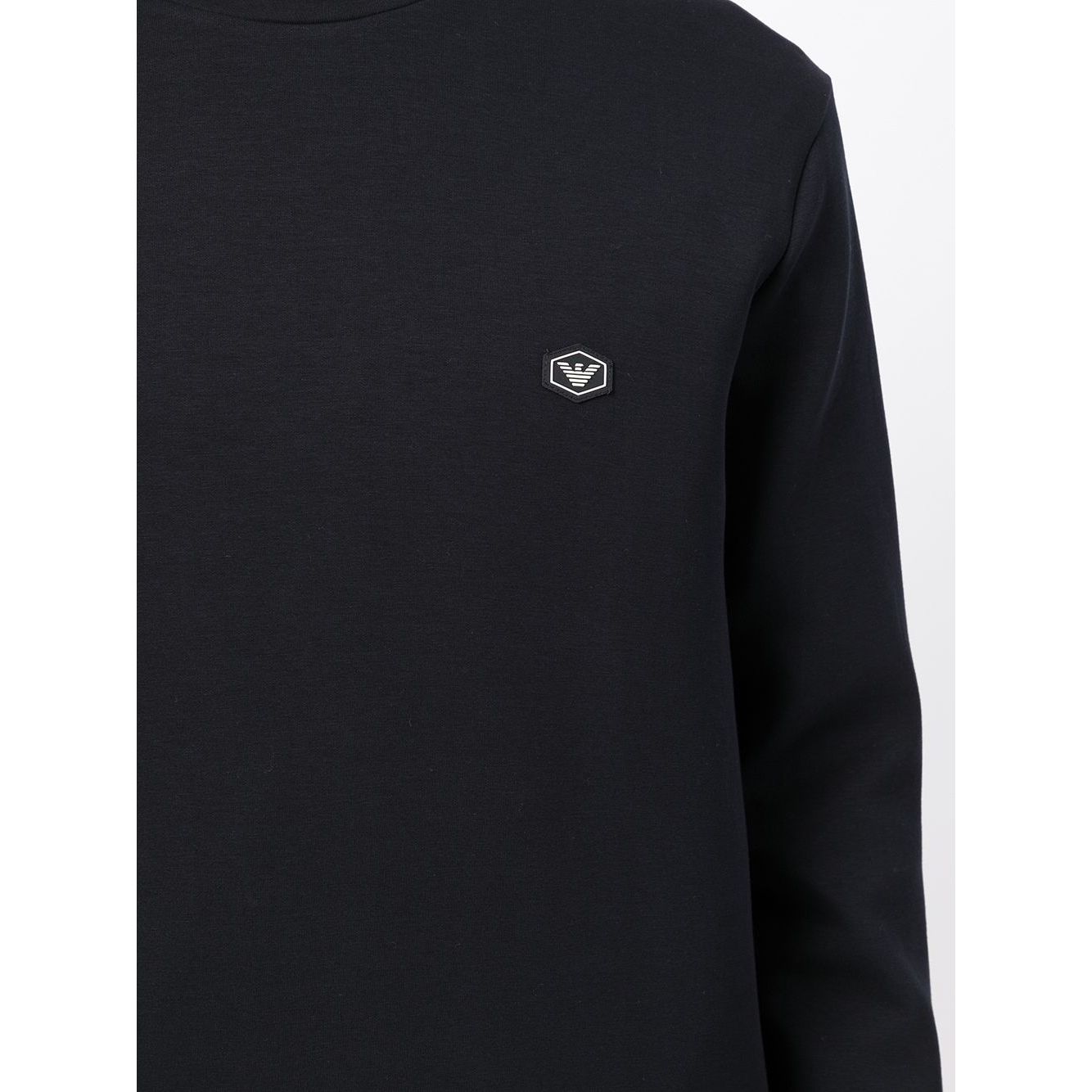 Emporio Armani Sweaters Blue Topwear