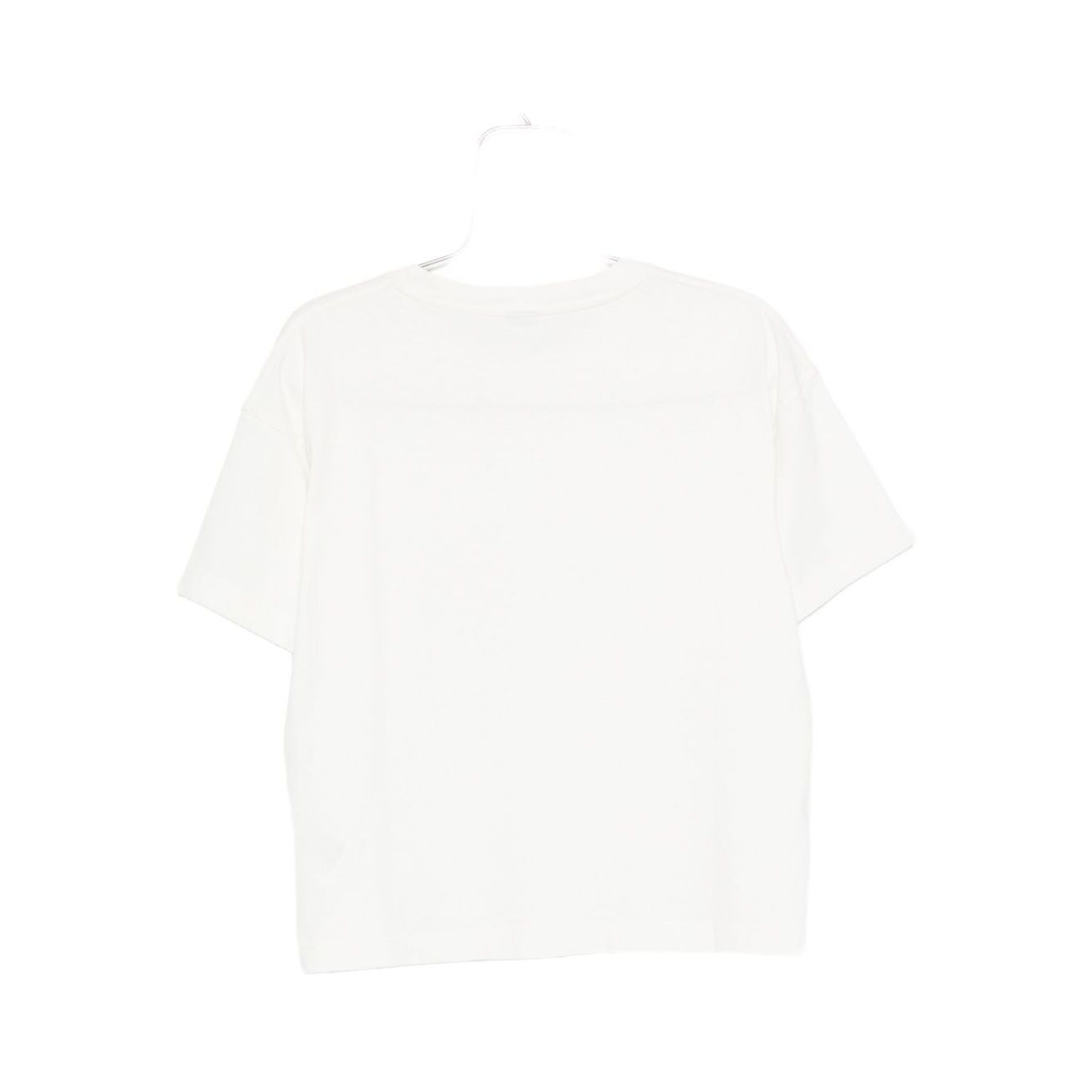 PS By Paul Smith T-shirts and Polos White short-sleeve smiley-face cotton t-shirt, crew neck, back view.
