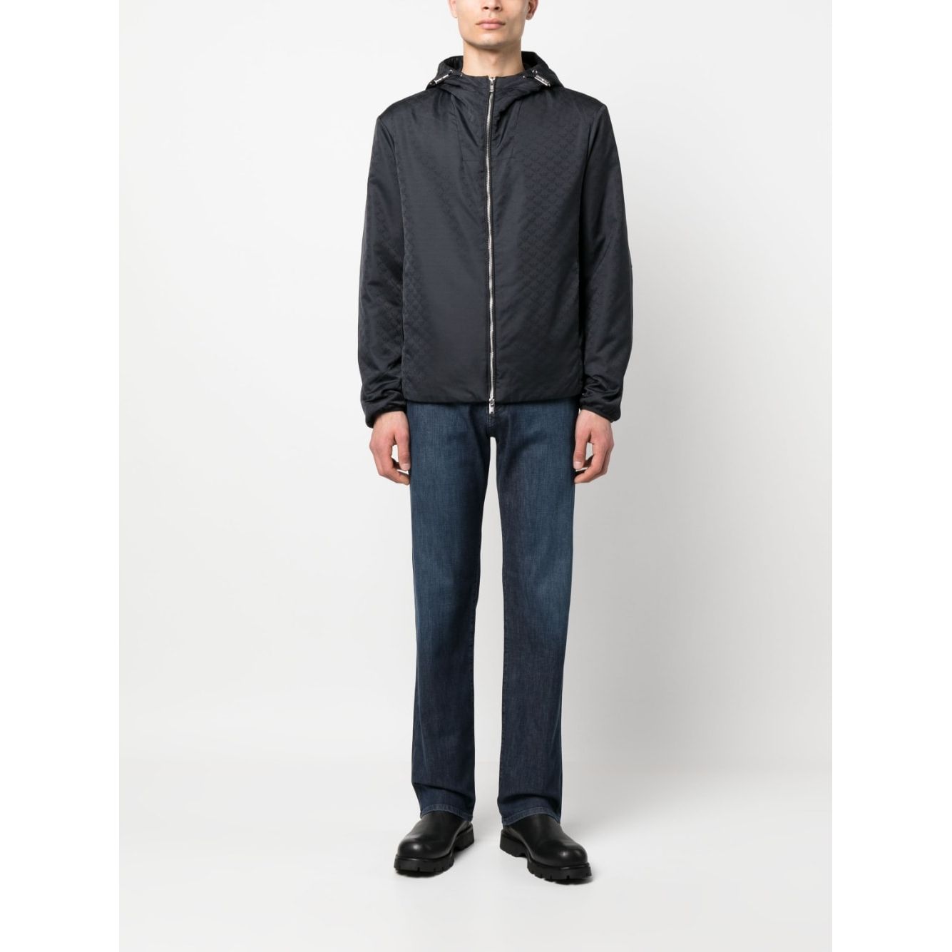 Emporio Armani Coats Blue Jackets