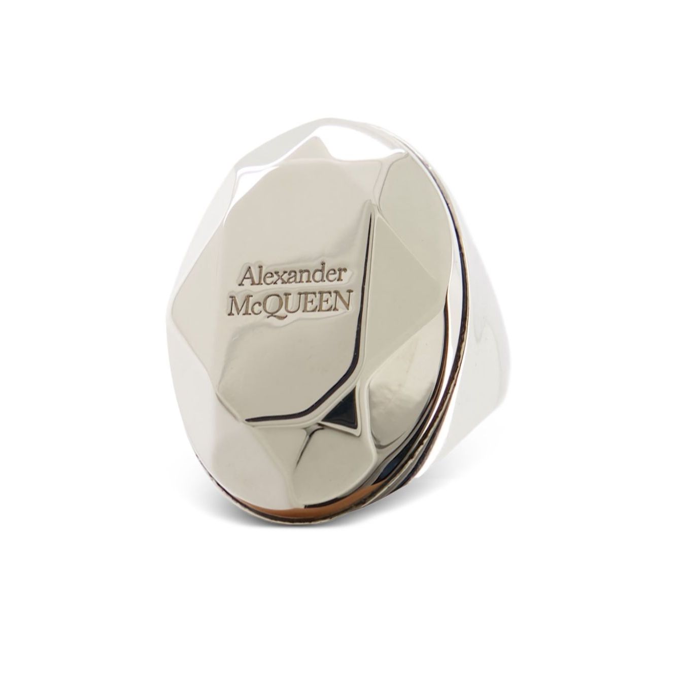Alexander McQueen The Faceted Stone Ring Jewellery