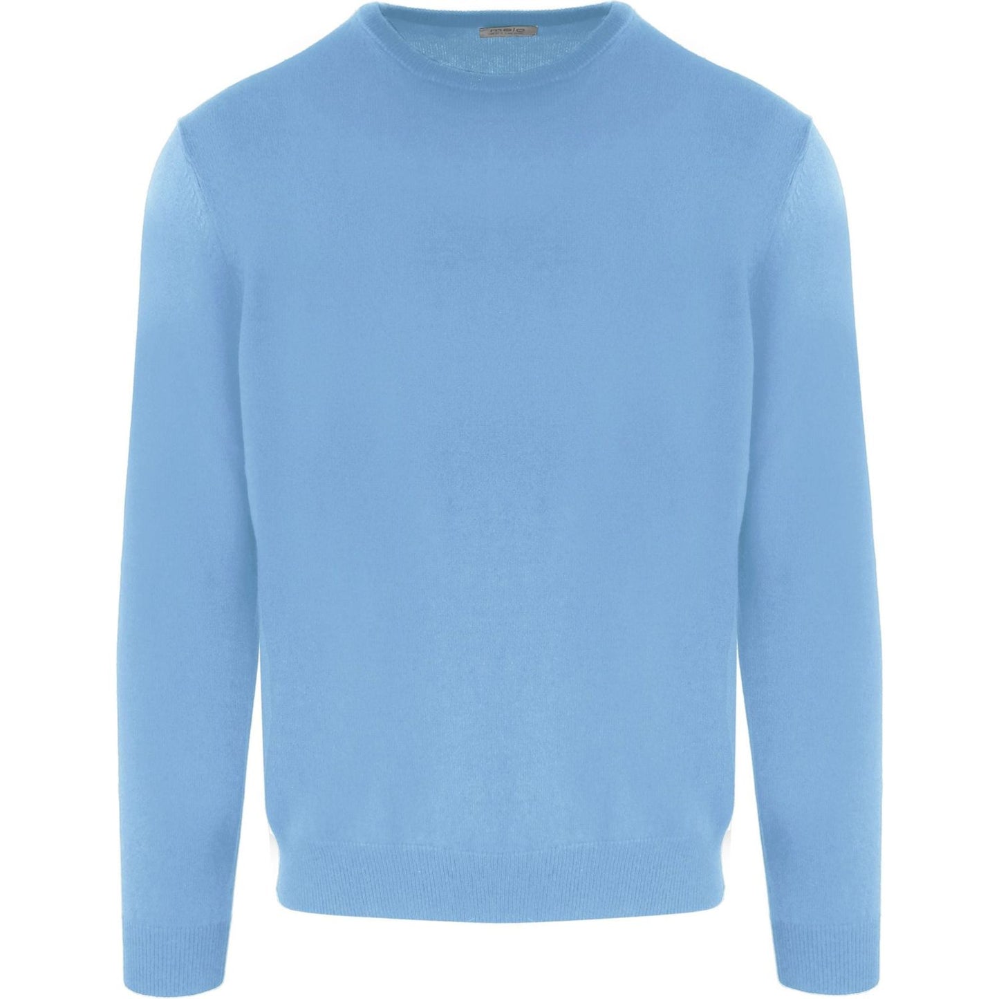 Malo Ice Blue Cashmere Roundneck Sweater Malo