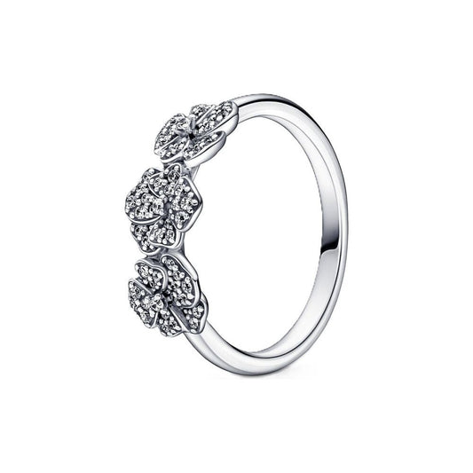 PANDORA JEWELS Mod. VIOLETS - RING - Size 54 Ring