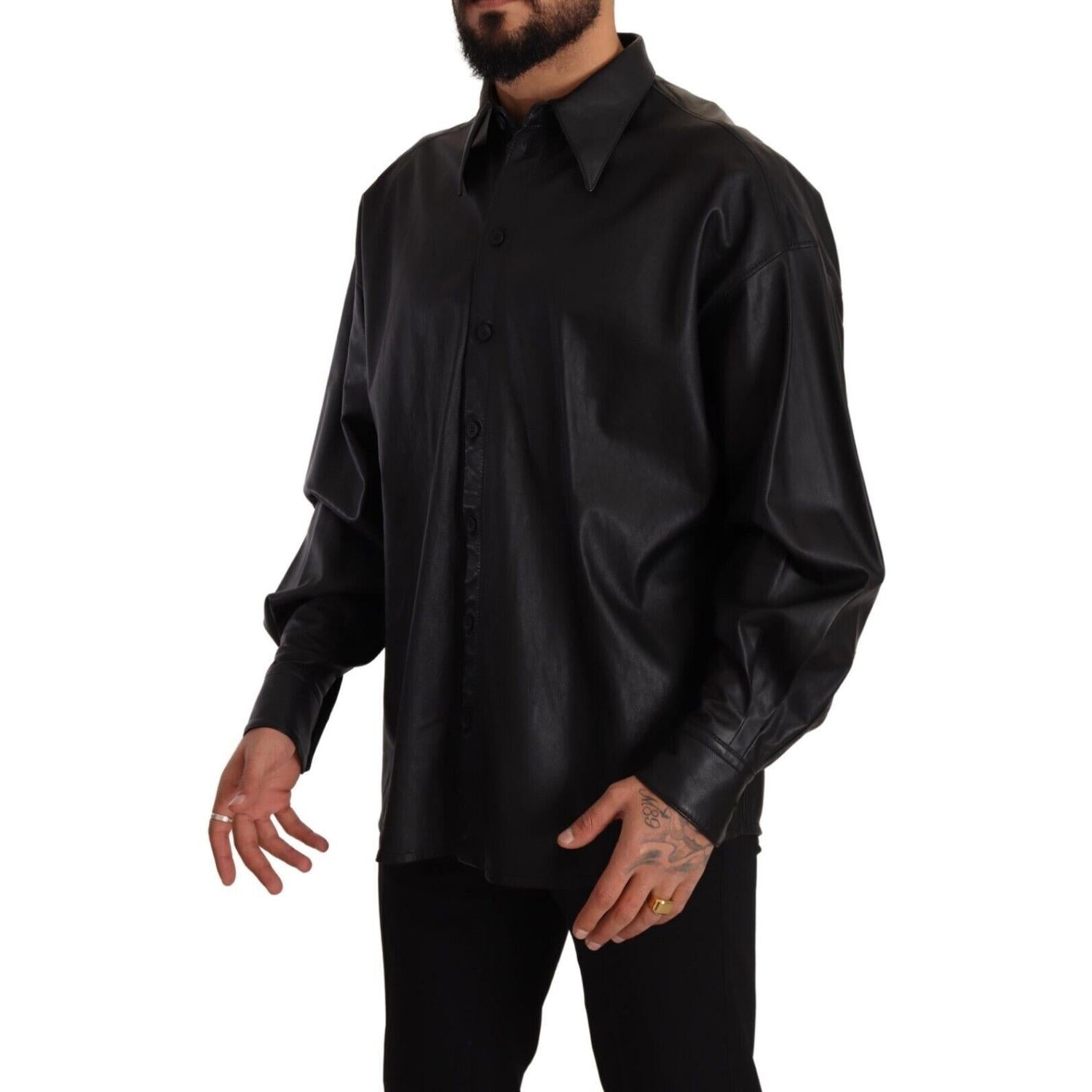 优雅的黑色皮夹克