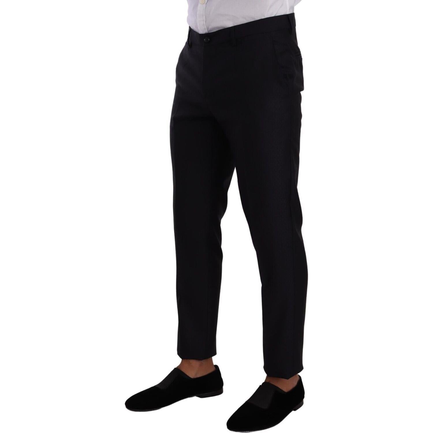 Dolce & Gabbana Blue MARTINI Slim fit 2 Piece Coat Suit