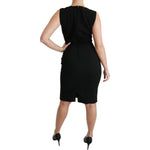 Dolce & Gabbana Black Lace Gown Bodycon Sheath Dress