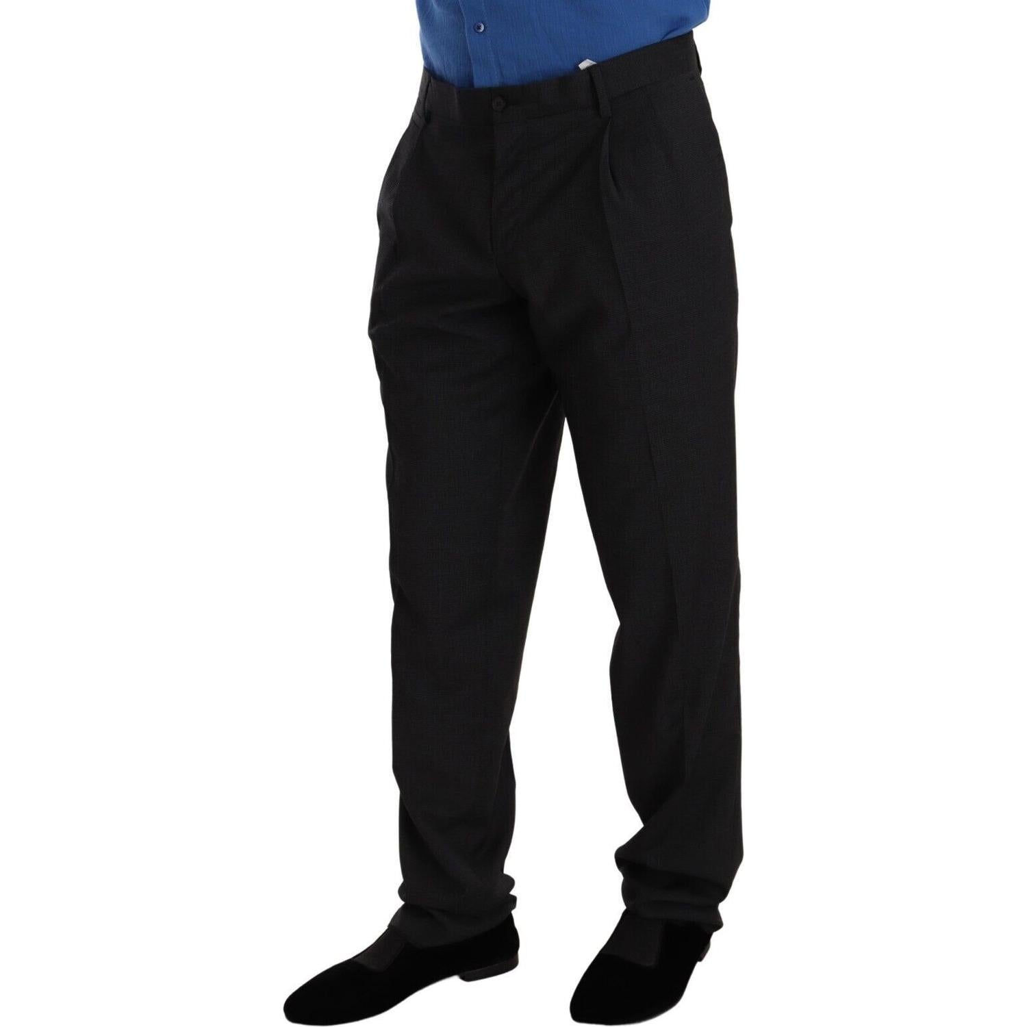 优雅灰色正装男士长裤