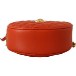 Versace Elegant Round Nappa Leather Crossbody Bag Crossbody Bag