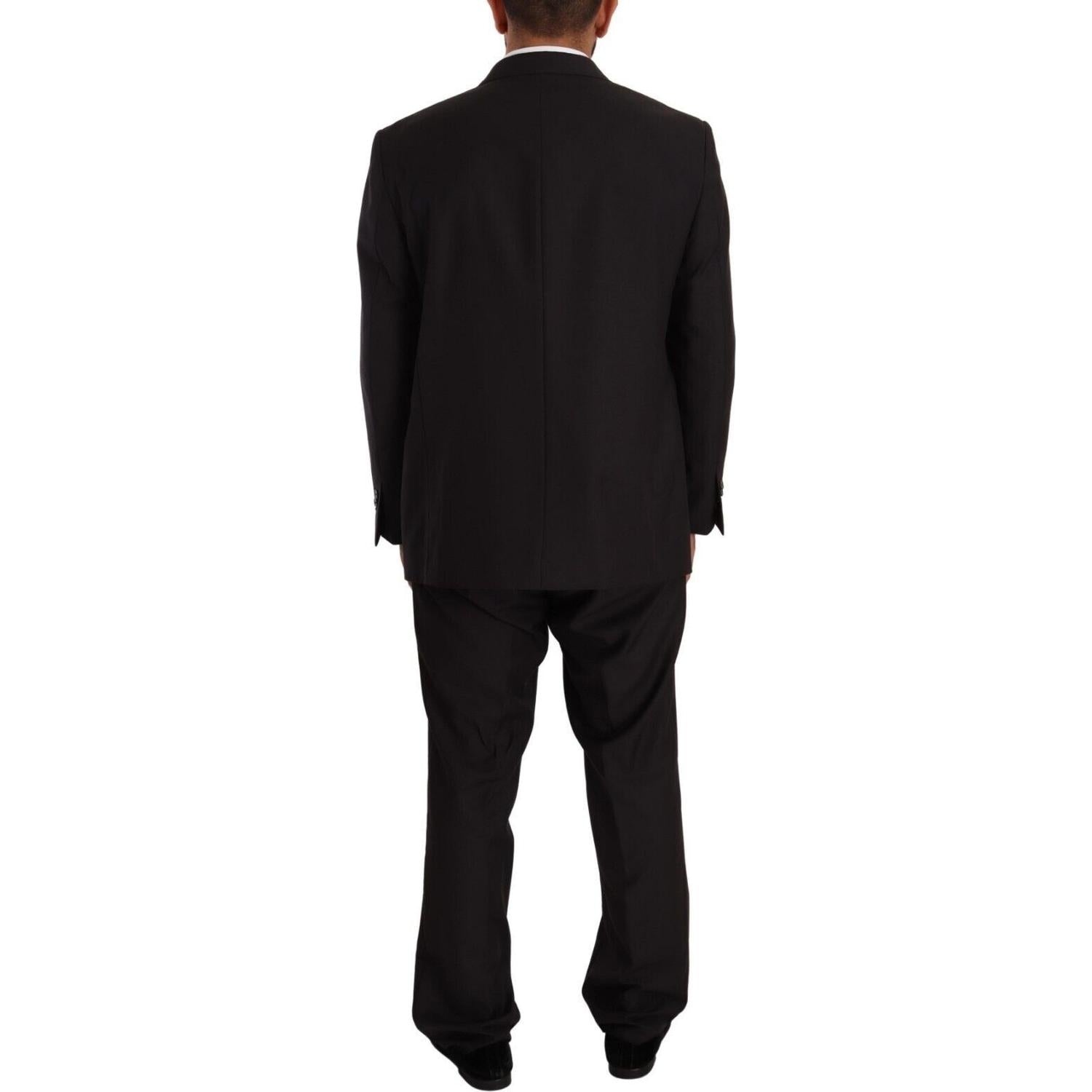 优雅灰色两件套常规版型西装