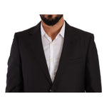 Domenico Tagliente Dark Gray Single Breasted Formal Suit
