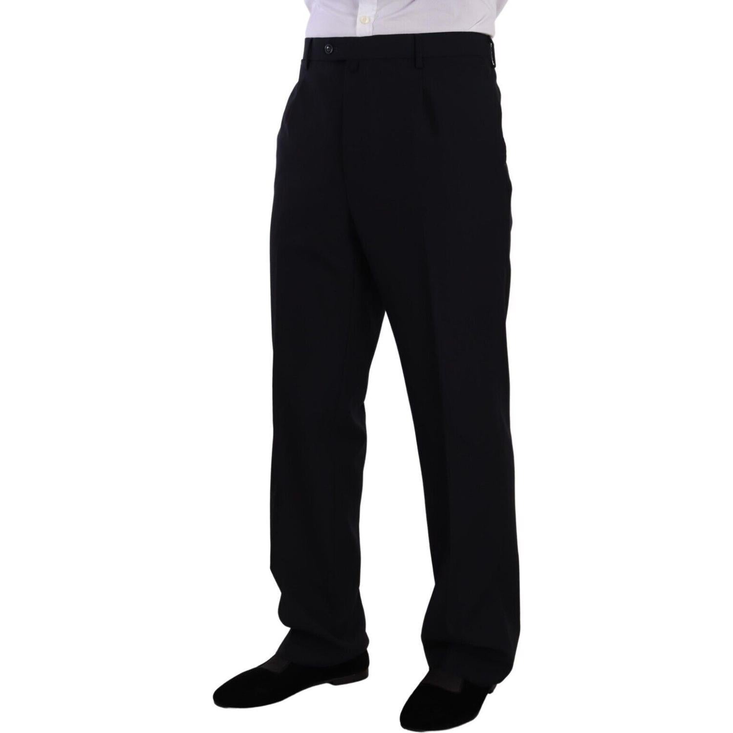 优雅蓝色两件套解构西装