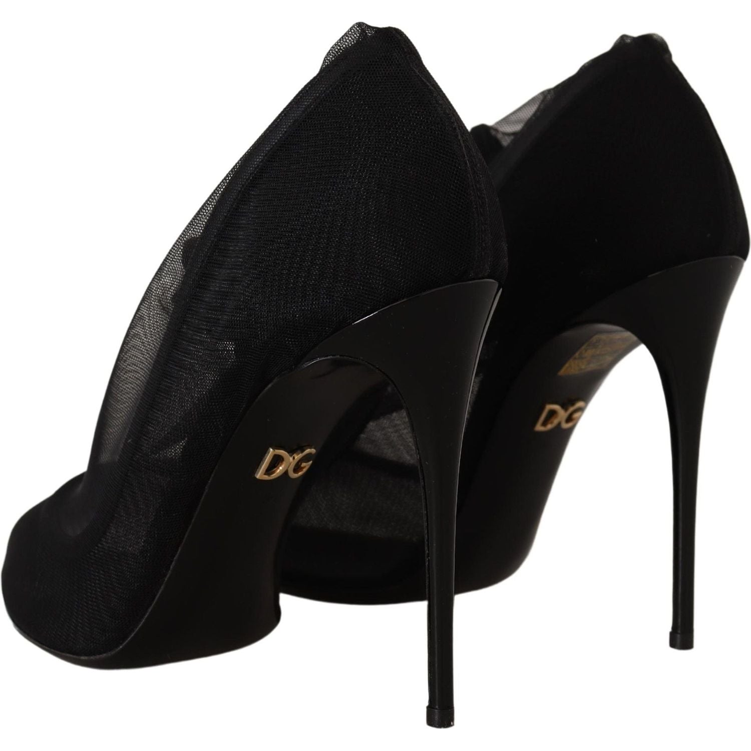 优雅的黑色弹力袜靴