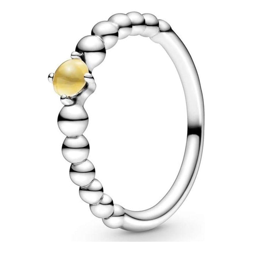 PANDORA JEWELS Mod. YELLOW STONE - RING - Size 50