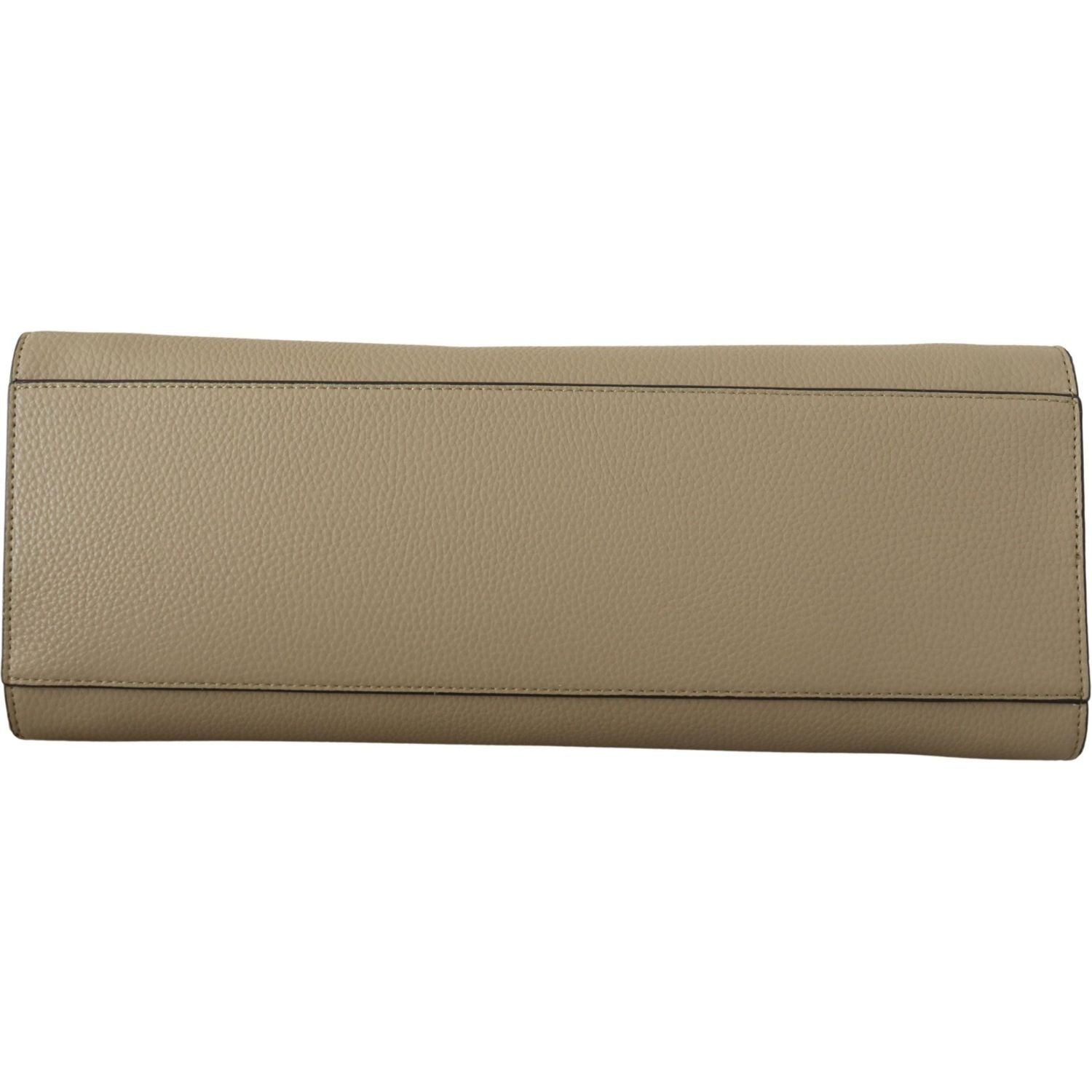 迷人的鼠尾草绿色皮革手提包