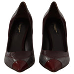 Dolce & Gabbana Multicolor Exotic Leather Heels Pumps Shoes