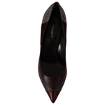 Dolce & Gabbana Multicolor Exotic Leather Heels Pumps Shoes