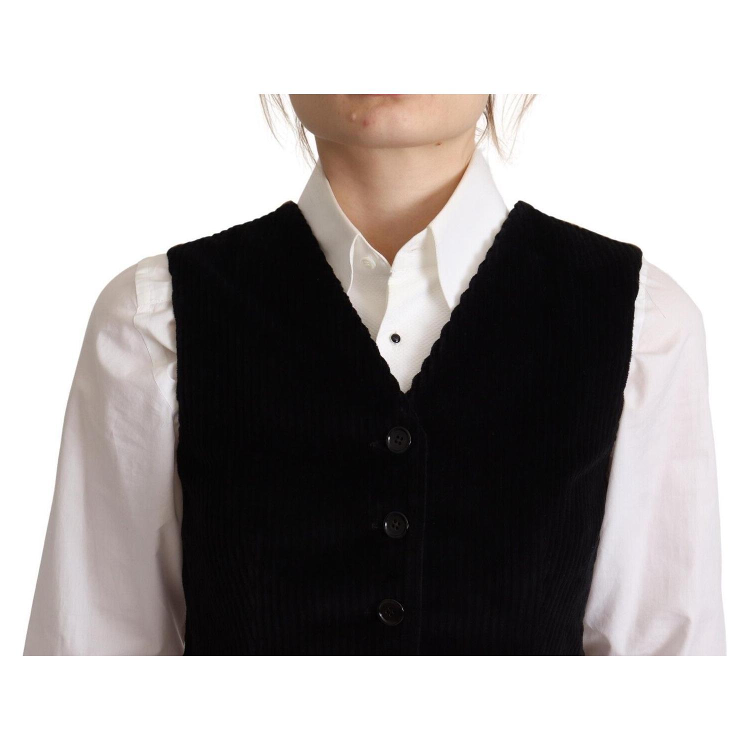 优雅 V 领无袖背心