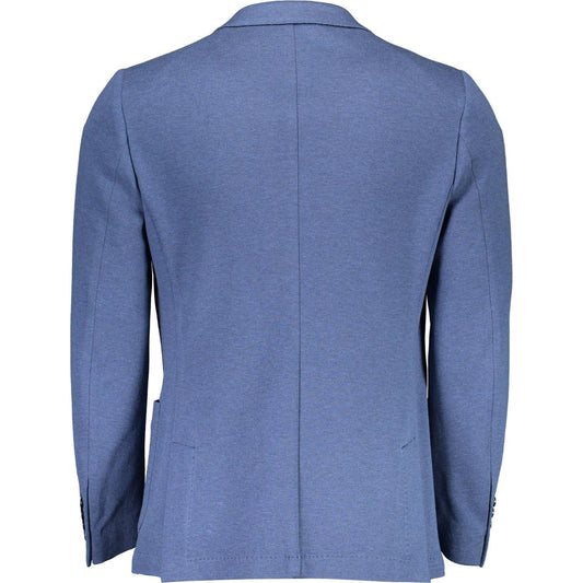 Gant Elegant Cotton Blend Blue Jacket Gant