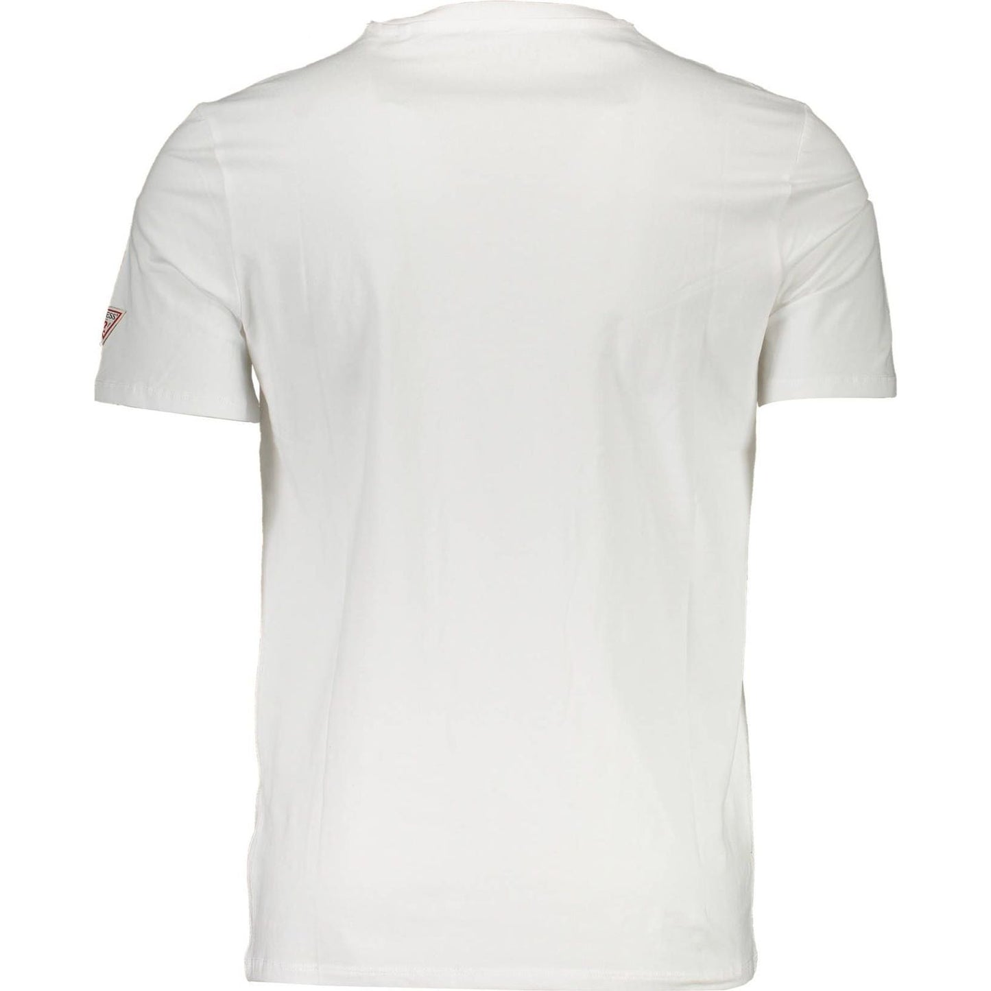 Guess Jeans White Cotton Men TShirt Guess Jeans