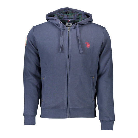 U.S. POLO ASSN. Blue Cotton Men Sweater