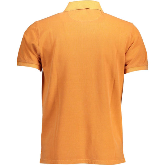 Gant Elegant Short-Sleeved Orange Polo Shirt Gant