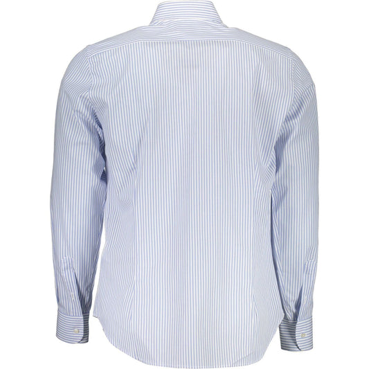 La Martina Elegant Light Blue Cotton Shirt for Men La Martina