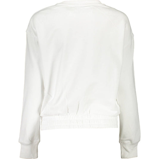 Calvin Klein Elegant White Cotton Sweatshirt Calvin Klein