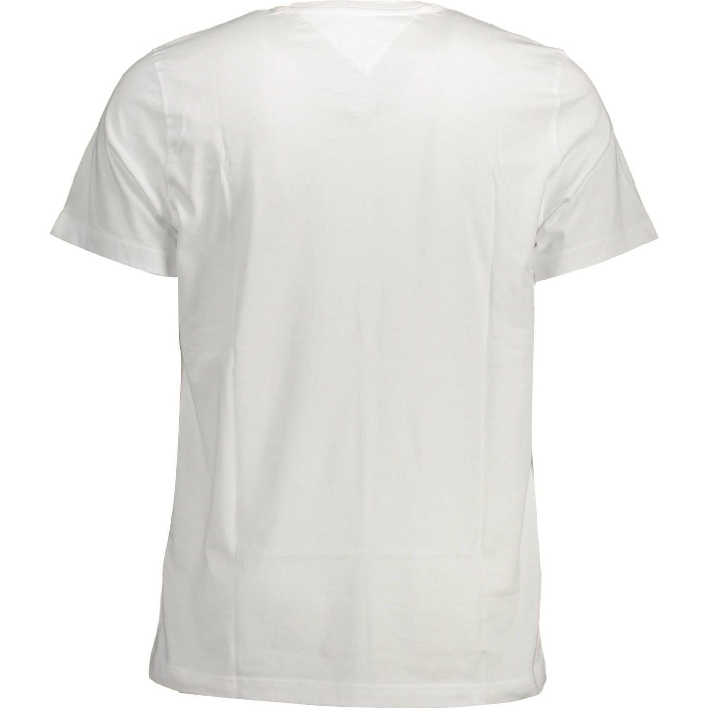 Tommy Hilfiger White Cotton Men TShirt Tommy Hilfiger