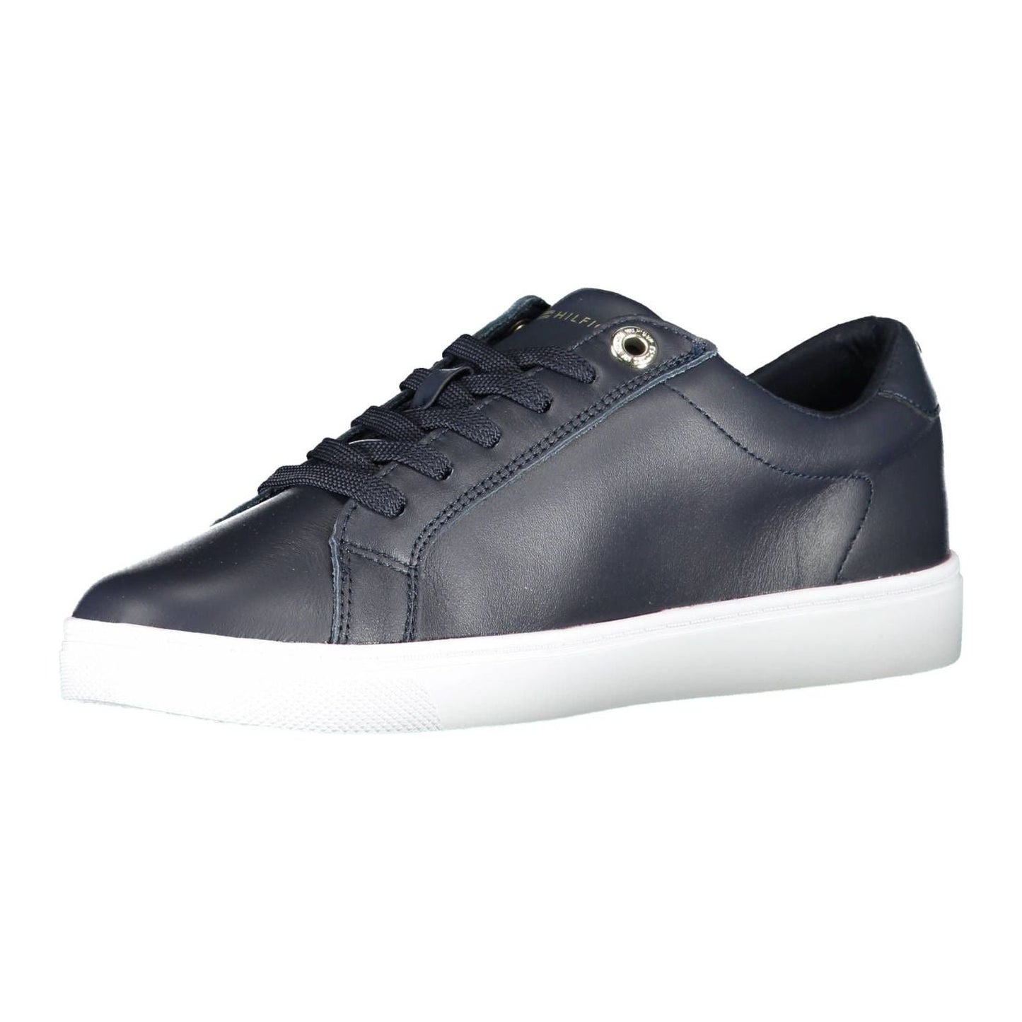 Tommy Hilfiger Chic Blue Lace-up Sneakers with Logo Accent Tommy Hilfiger