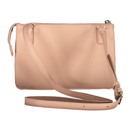 Calvin Klein Chic Pink Contrasting Details Shoulder Bag Calvin Klein