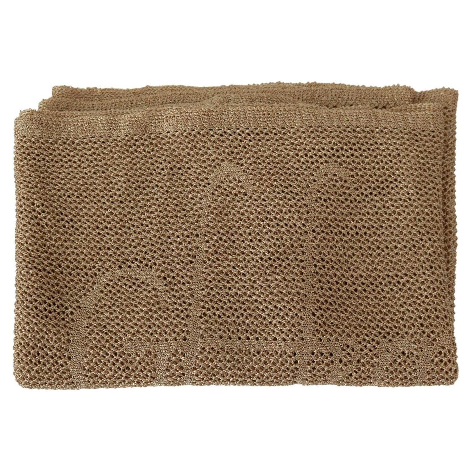 优雅男士棕色围脖披肩围巾