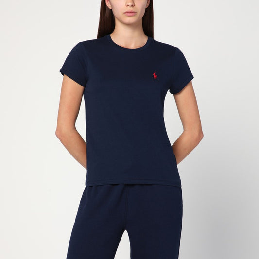 Polo Ralph Lauren Navy blue cotton T-shirt with logo 211898698006CO/R_POLOR-CN_323