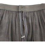 Dolce & Gabbana Black Silk Transparent Above Knees Skirt