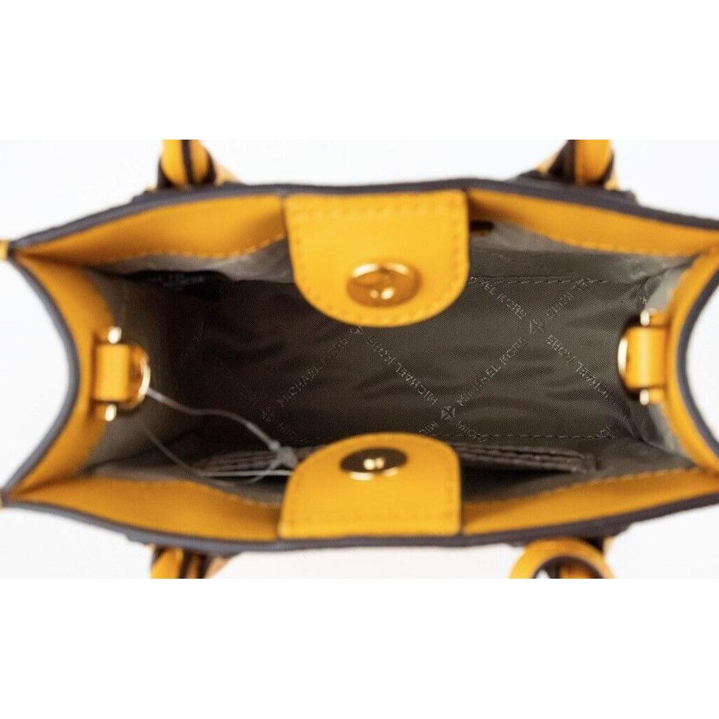 Mercer XS 蜂窝金色签名 PVC 南北购物斜挎包