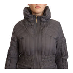 Roccobarocco Gray Quilted Long Sleeves Logo Patch Full Zip Jacket JKT3148 - 46