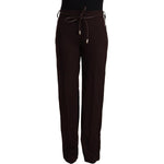 Patrizia Pepe Black High Waist Straight Formal Pants