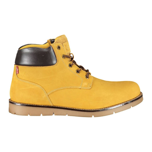 Levi's Sunset Yellow Ankle Boots with Lace-Up Detail Levi's