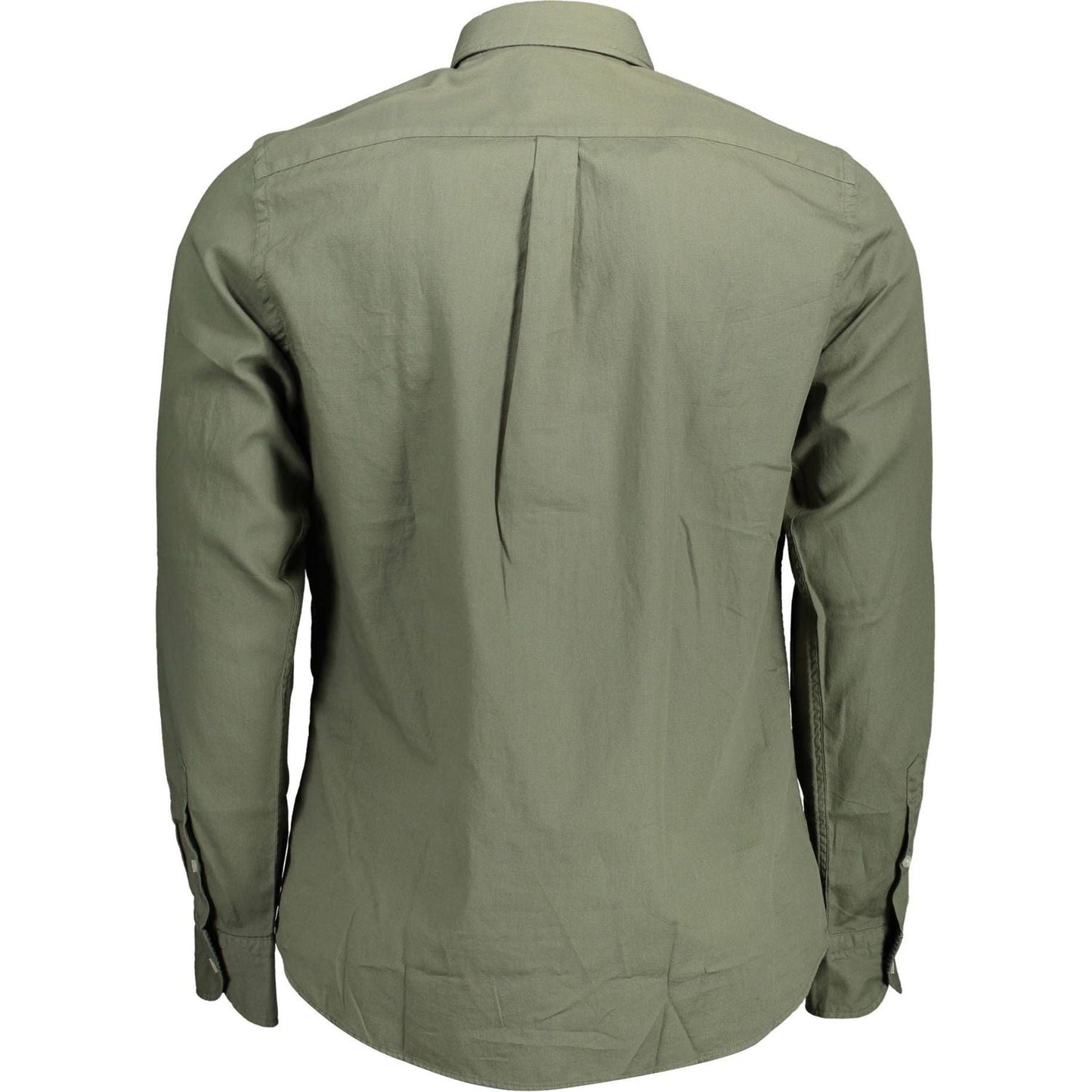 Harmont & Blaine Elegant Green Long Sleeve Button-Down Shirt Harmont & Blaine