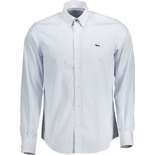 Harmont & Blaine Elegant Light Blue Cotton Shirt for Men Harmont & Blaine