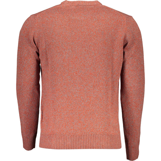 Harmont & Blaine Elegant Pink Crew Neck Sweater with Embroidery Harmont & Blaine