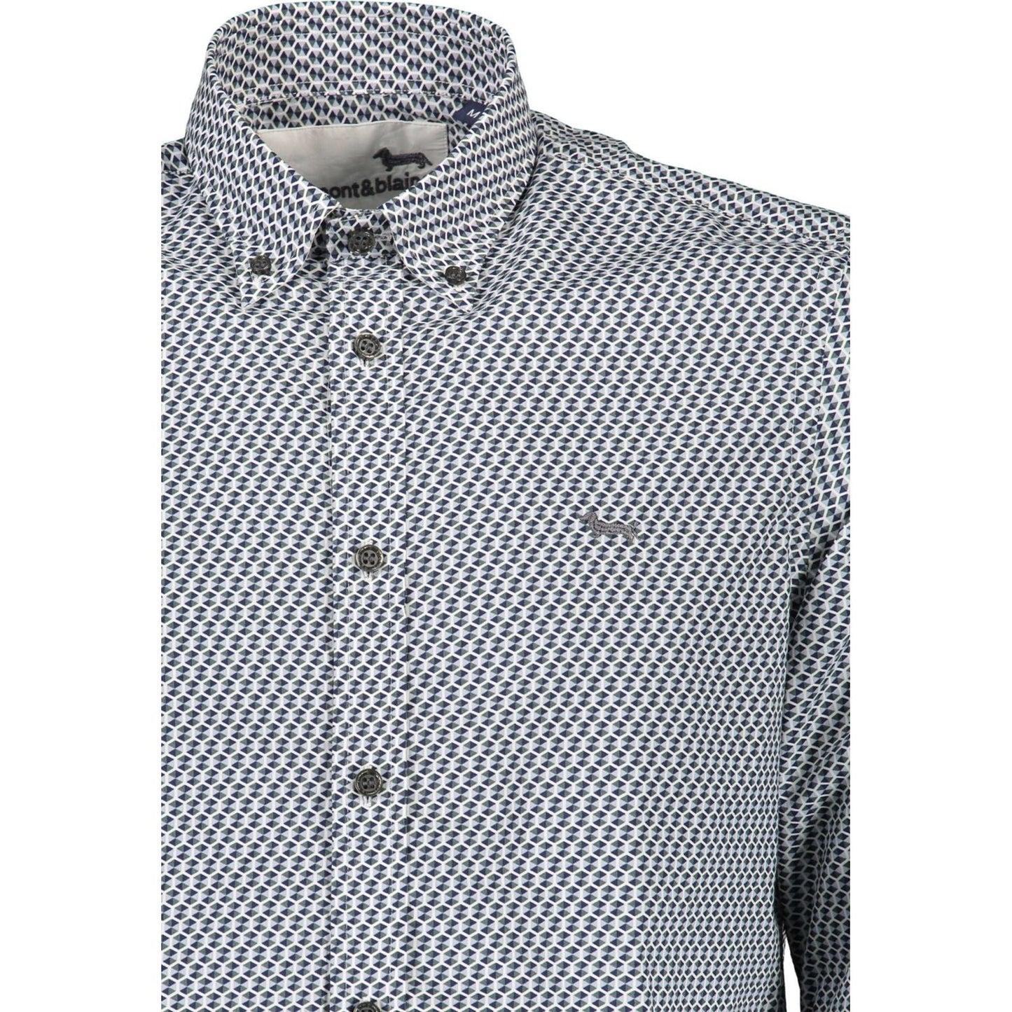 Harmont & Blaine Elegant Blue Regular Fit Long Sleeve Shirt Harmont & Blaine