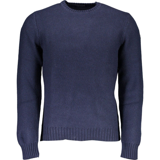 North Sails Blue Cotton Men Sweater North Sails